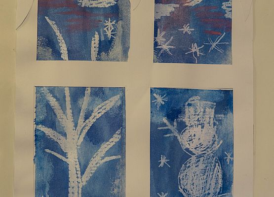 Grafika 1: WYNIKI KONKURSU PLASTYCZNEGO Z CYKLU  CZTERY PORY ROKU „ZIMA”