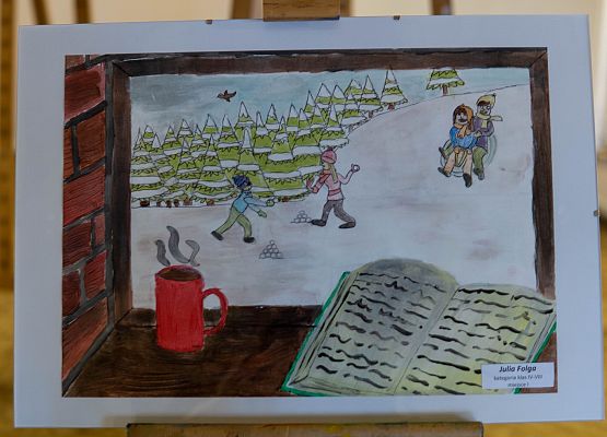 Grafika 9: WYNIKI KONKURSU PLASTYCZNEGO Z CYKLU  CZTERY PORY ROKU „ZIMA”