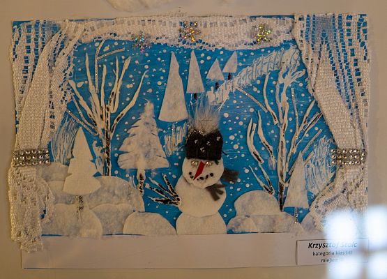 Grafika 22: WYNIKI KONKURSU PLASTYCZNEGO Z CYKLU  CZTERY PORY ROKU „ZIMA”