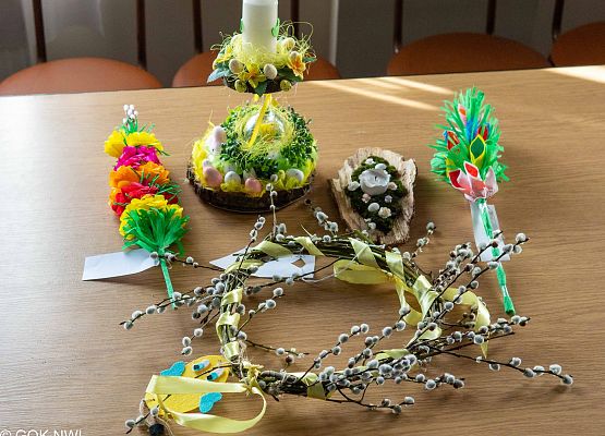 Prace konkursu plastycznego Wielkanoc zestaw rękodzieła