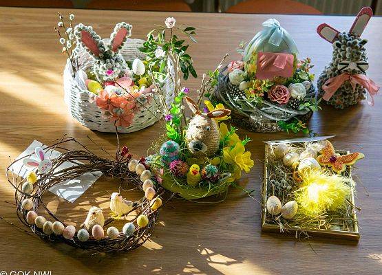 Prace konkursu plastycznego Wielkanoc zestaw rękodzieła