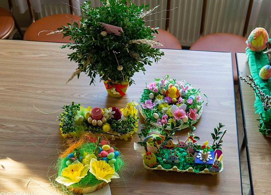Prace konkursu plastycznego Wielkanoc zestaw rękodzieła