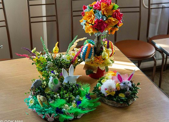 Prace konkursu plastycznego Wielkanoc zestaw rękodzieła