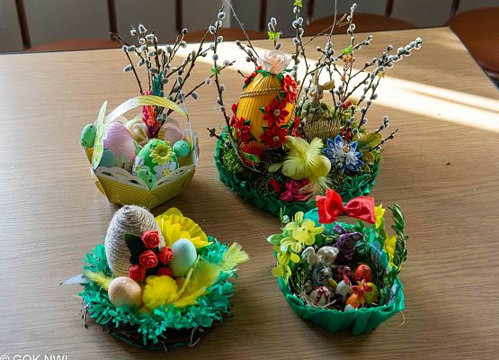 Prace konkursu plastycznego Wielkanoc zestaw rękodzieła