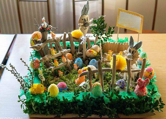 Prace konkursu plastycznego Wielkanoc zestaw rękodzieła