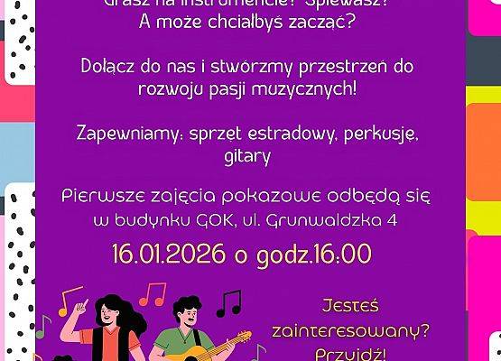 Otwarte zajęcia muzyczne grafika