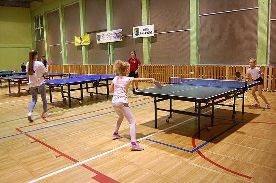 Grafika 9: Tęczowe turnieje tenisa stołowego dla dzieci i młodzieży