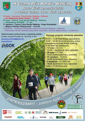 Plakat Nordic Walking 2022