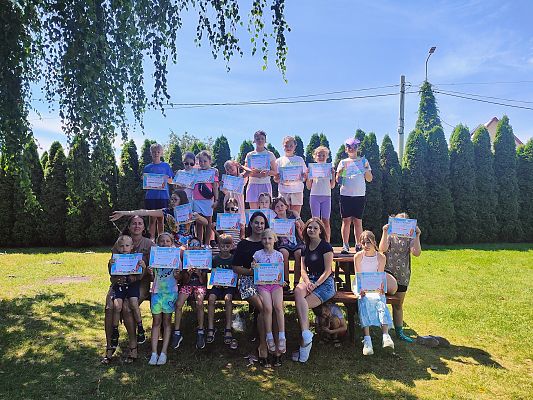 Grafika 1: Zakończenie zajęć w Gminnym Ośrodku Kultury