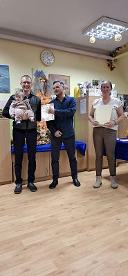 Wręczanie nagród i dyplomów uczestnikom konkursu.