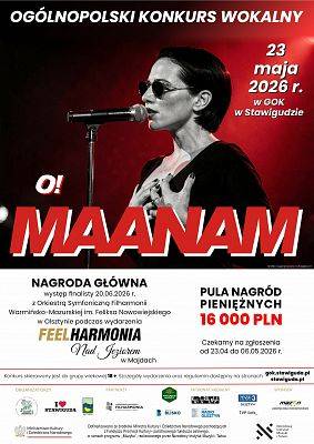 Ogólnopolski Konkurs Wokalny „O! Maanam” grafika